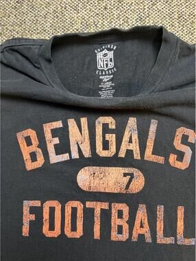 Reebok NFL Classic Bengals Football T-Shirt Size XL